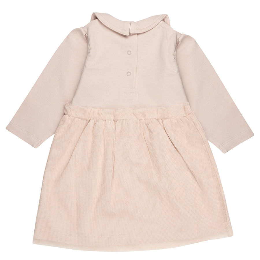 Ballerina baby dress sepia rose