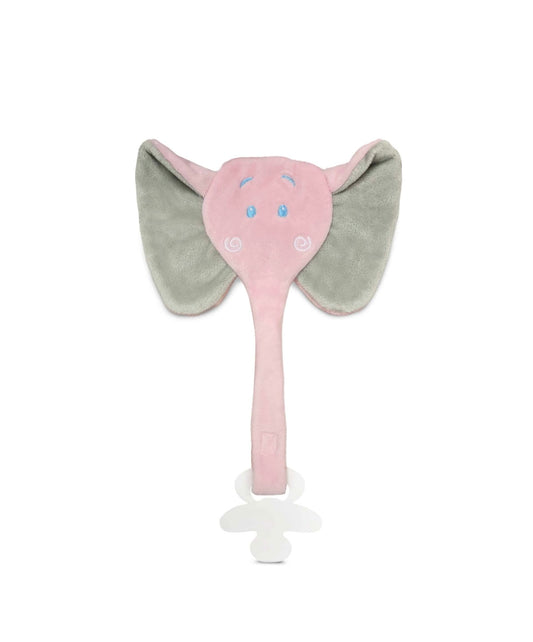 Speendoek / knuffeltje olifant roze