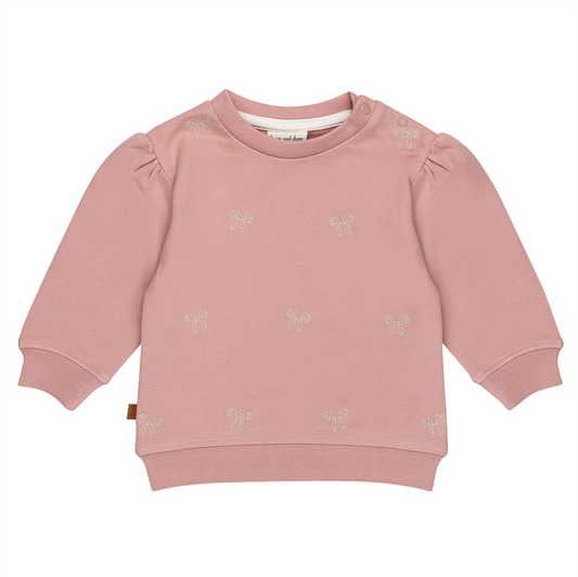 Ballerina baby sweater bow