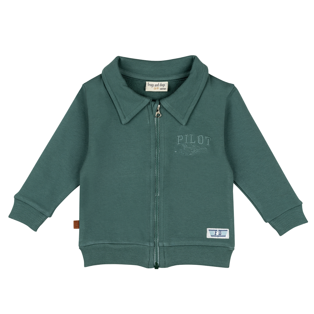 Pilot club baby zipped sweater