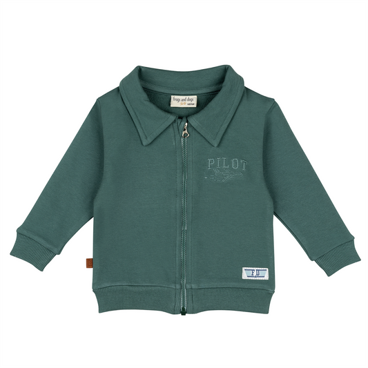 Pilot club baby zipped sweater